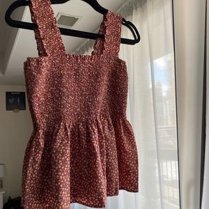 Adorable Pleione peplum tank